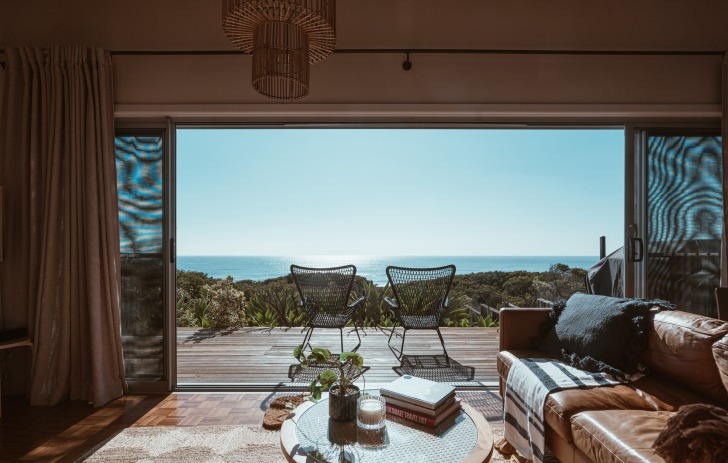 Overlooking the ocean view in Hawaii