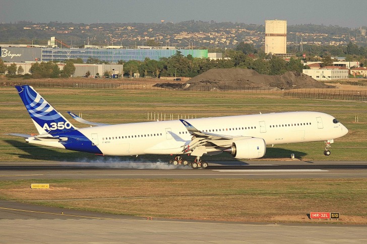 Large plane at the airport