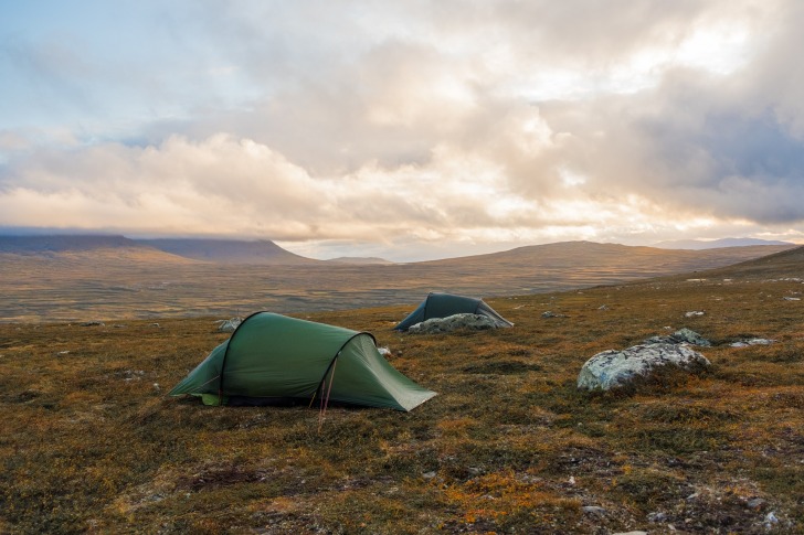 Camping in the nature