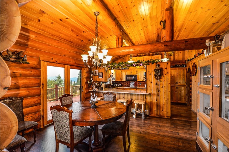 Cozy wooden cabin