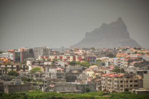 City of Assomada on Cabo Verde islands