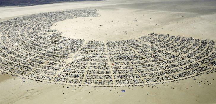 Burning Man in Black Rock City, Estados Unidos