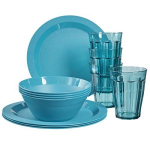 Cambridge Plastic Plate, Bowl, and Tumbler Dinnerware