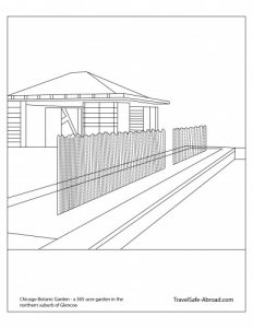 Chicago Botanic Garden - a 385-acre garden in the northern suburb of Glencoe
