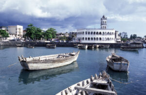 the mosque in the city of Moroni in the Island of Comoros in the Indian Ocean in Africa