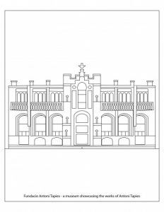 Fundacio Antoni Tapies - a museum showcasing the works of Antoni Tapies