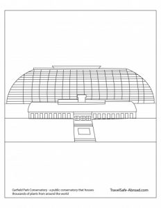 Garfield Park Conservatory - a public conservatory that houses thousands of plants from around the world