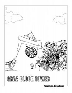 Graz Clock Tower: Also known as the Schloßbergbahn, this clock tower is a symbol of Graz. Ride the funicular to the top of the hill for panoramic views of the city and explore the historic fortress ruins.