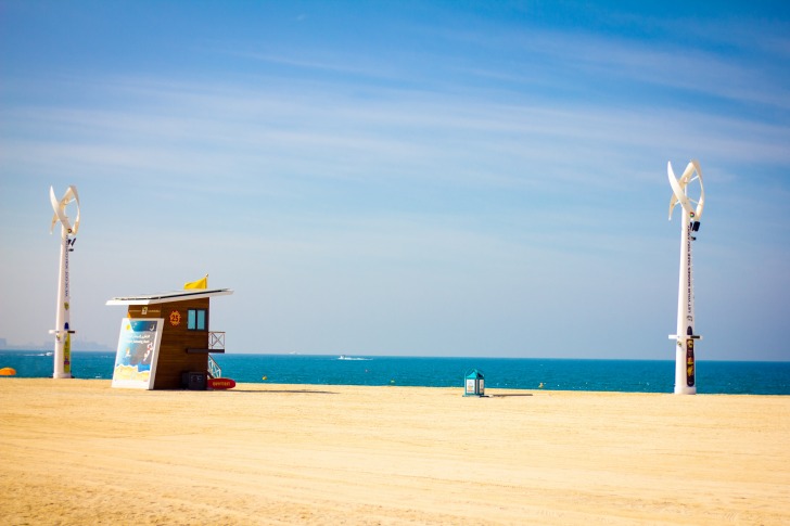 White sand beach