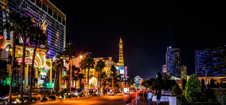 Night lights of Las Vegas