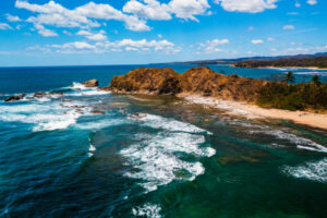 Nosara Coastline of Beach in Guanacaste Costa Rica