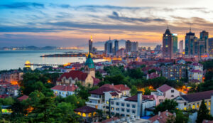 Qingdao Qingdao urban architecture skyline