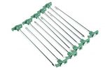 SE Heavy-Duty Metal Tent Pegs Stake Set