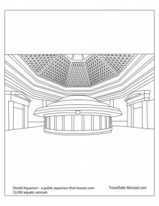 Shedd Aquarium - a public aquarium that houses over 32,000 aquatic animals