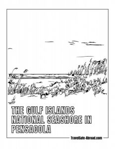 The Gulf Islands National Seashore in Pensacola