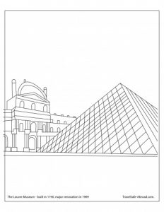 The Louvre Museum - built in 1190, major renovation in 1989