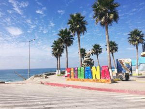 Tijuana Sign Things to do Playas de Tijuana Mexico USA Border Carmen Varner Travel Blogger
