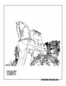 Troy: An ancient city immortalized in Homer's Iliad, Troy's archaeological site reveals layers of civilizations, including the famous Trojan Horse replica.