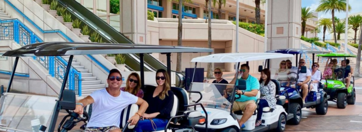 Guided City Tour in Deluxe Street Golf Cart