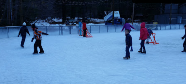 Ice Skating At Curry Village