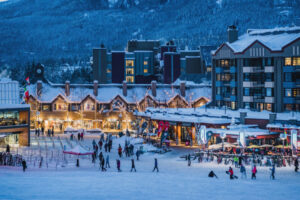 Whistler Whistler Village Base near Whistler Blackcomb Gondola, British Columbia, Canada