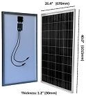 WindyNation 100 Watt Solar Panel Kit