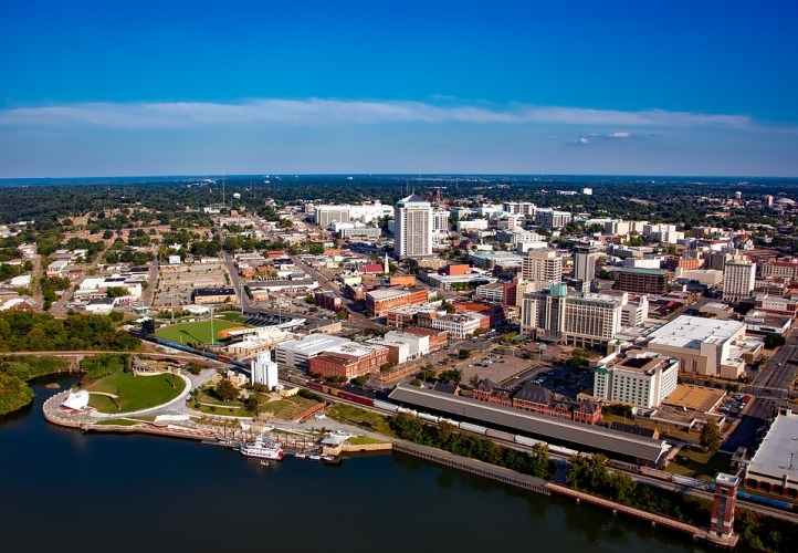 Alabama Montgomery Aerial View