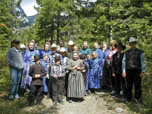 Amish family