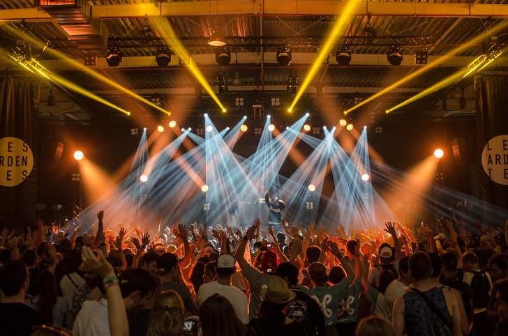 Audience at the stage