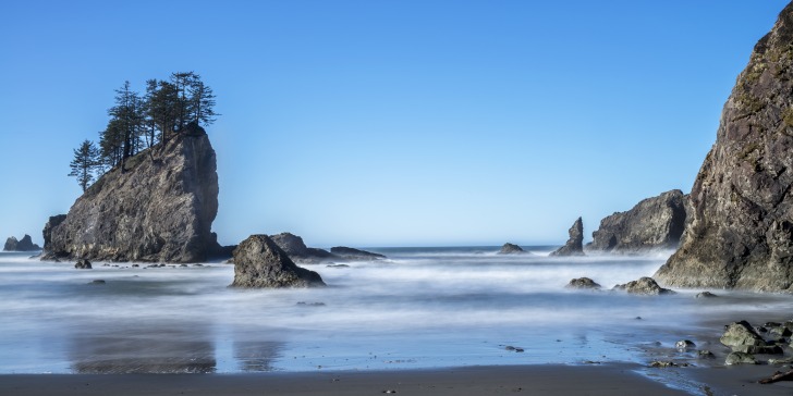 Beach with rocks