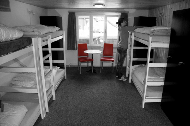 Hostel multi-bed room