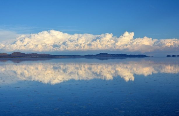 Blue sky and blue sea