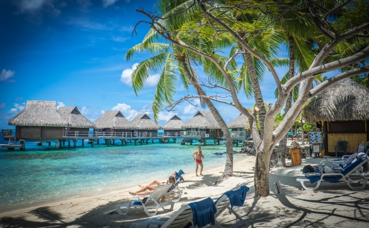 Stunning Bora Bora beach