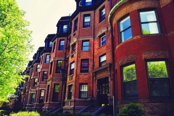 Red houses