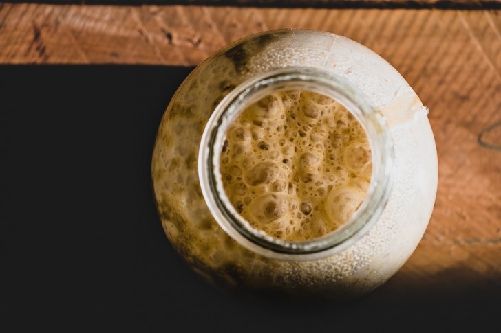 Sourdough in a jar