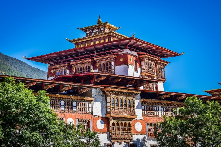 Buddhist monastery Bhutan