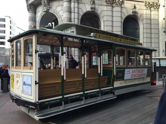 Powell and Mason cable car