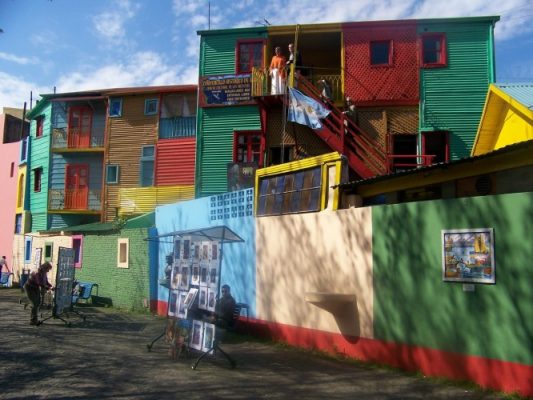 Buenos Aires colorful houses