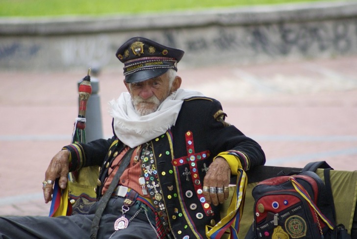 Man at Candelaria, Bogota