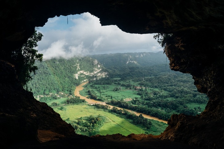 Cave view to the stream