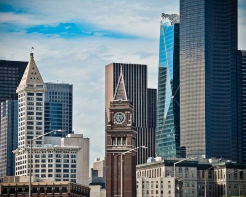 King Street Station Seattle Tower Clock