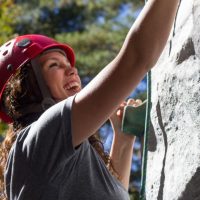 Female climber