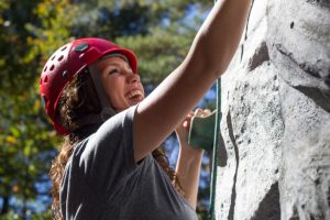 Female climber