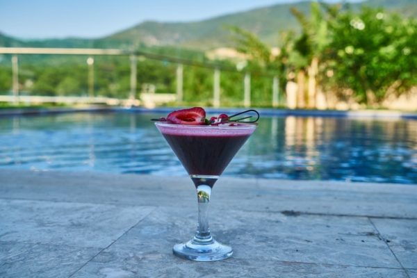 Cocktail by the pool