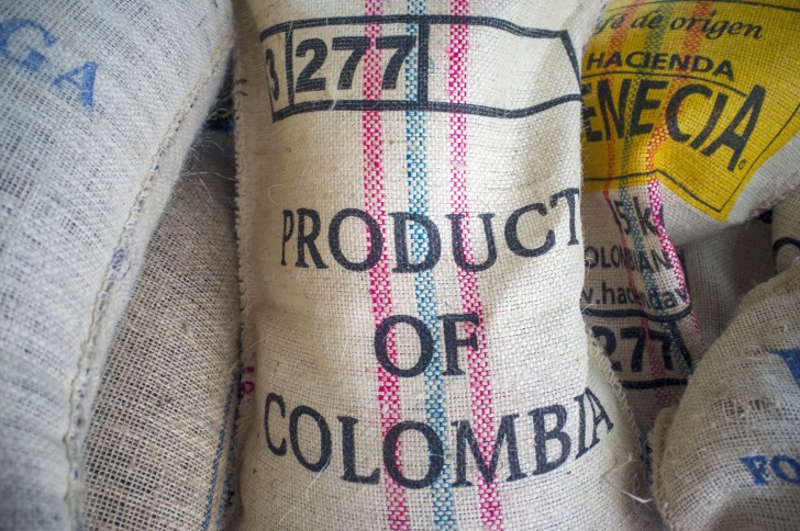 Product of Colombia sack