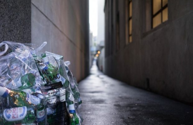 Empty bottles 