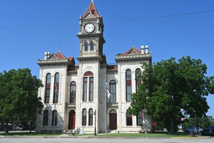 Bosque County Courthouse located in Meridian, Texas