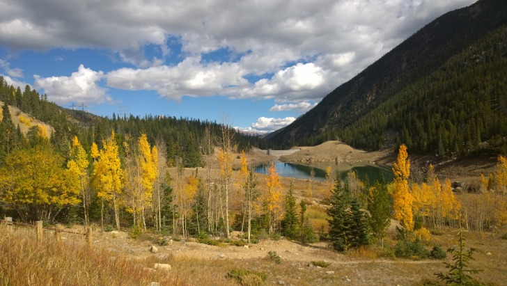 Denver mountains in autumn