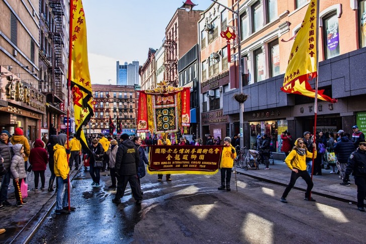 Chinese New Year street