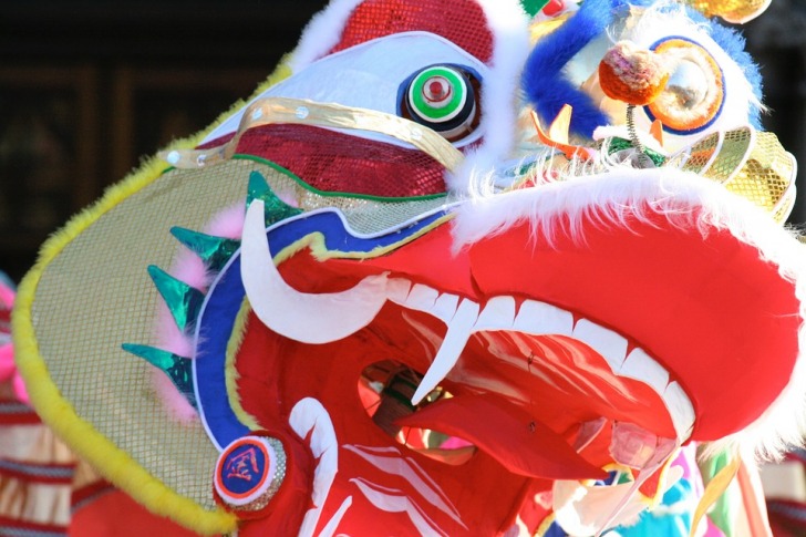 Chinese New Year dragon